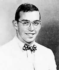 John Sherman Hamlen (1934-1987). From the "Register," Harvard University, 1957.