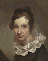 Sybil Moseley (1792-1848). From a portrait of Hiram and Sybil (Moseley) Bingham by Samuel F. B. Morse, 1819, Yale University Art Gallery, New Haven, Connecticut, Acc. No. 1945.237.