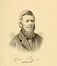 George Tryon (1805-1896). From "The History of Will County, Illinois," 1878.