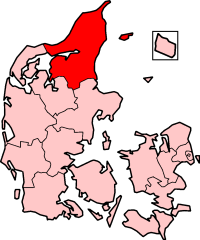 North Jutland County, Denmark Loc