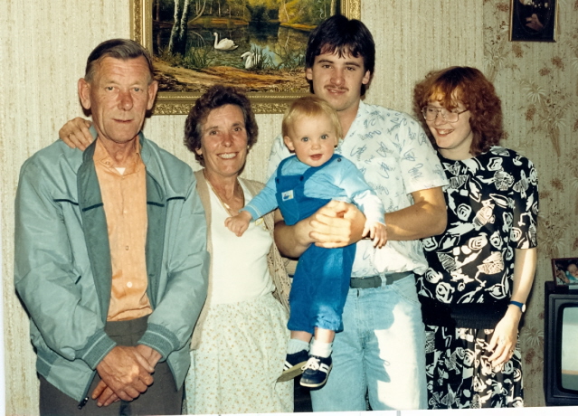 Kathleen Kehoe Mabey and family