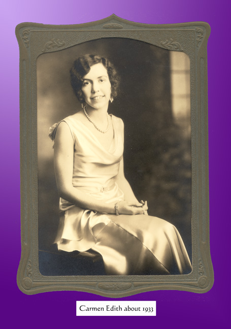 Carmen Edith about 1933